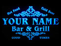 ADVPRO Name Personalized Custom Family Bar & Grill Beer Home Bar LED Neon Sign st4-u-tm - Blue