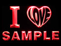 ADVPRO Name Personalized Custom I Love Series Neon Sign st4-v-tm - Red