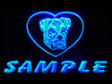 ADVPRO Name Personalized Custom American Bulldog Dog House Home Neon Sign st4-vb-tm - Blue