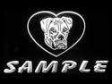 ADVPRO Name Personalized Custom American Bulldog Dog House Home Neon Sign st4-vb-tm - White