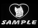 ADVPRO Name Personalized Custom Pit Bull Dog House Home Neon Sign st4-vd-tm - White