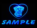 ADVPRO Name Personalized Custom Rottweiler Dog House Home Neon Sign st4-vf-tm - Blue