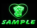 ADVPRO Name Personalized Custom Rottweiler Dog House Home Neon Sign st4-vf-tm - Green