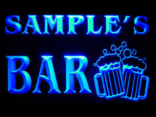 ADVPRO Name Personalized Custom Home Bar Beer Mugs Cheers Neon Sign st4-w-tm - Blue