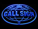 ADVPRO Custom Call Sign World Amateur Radio On Air Neon Sign st4-wc-tm - Blue