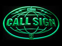 ADVPRO Custom Call Sign World Amateur Radio On Air Neon Sign st4-wc-tm - Green