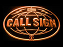 ADVPRO Custom Call Sign World Amateur Radio On Air Neon Sign st4-wc-tm - Orange