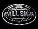 ADVPRO Custom Call Sign World Amateur Radio On Air Neon Sign st4-wc-tm - White