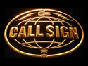 ADVPRO Custom Call Sign World Amateur Radio On Air Neon Sign st4-wc-tm - Yellow