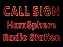 ADVPRO Custom Call Sign Hamsphere Radio Station Led Neon Sign st4-we-tm - Red