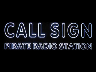 ADVPRO Custom Call Sign Pirate Radio Station On Air Led Neon Sign st4-wf-tm - White
