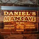 ADVPRO Daniel's Man Cave Bar Custom Personalized Name & Date Neon Sign st4-x0012-tm - Yellow