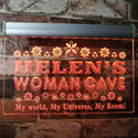 ADVPRO Helen's Woman Cave Room Custom Personalized Name Neon Sign st4-x2015-tm - Orange