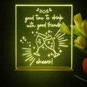 ADVPRO Home Bar girlish style Tabletop LED neon sign st5-j5002 - Yellow