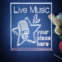 ADVPRO Live Music_Your place here Tabletop LED neon sign st5-j5007 - White