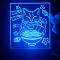 ADVPRO Japan noodle with cat Tabletop LED neon sign st5-j5011 - Blue
