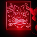 ADVPRO Japan noodle with cat Tabletop LED neon sign st5-j5011 - Red