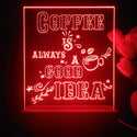 ADVPRO coffee is always a good idea Tabletop LED neon sign st5-j5013 - Red