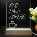 ADVPRO but first coffee Tabletop LED neon sign st5-j5014 - 7 Color