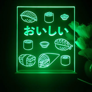 ADVPRO Sushi good taste (Japanese) Tabletop LED neon sign st5-j5017 - Green