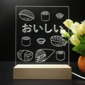 ADVPRO Sushi good taste (Japanese) Tabletop LED neon sign st5-j5017 - 7 Color