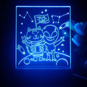 ADVPRO Space adventure _cat with alien Tabletop LED neon sign st5-j5019 - Blue