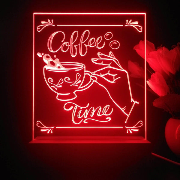 ADVPRO coffee time Tabletop LED neon sign st5-j5022 - Red