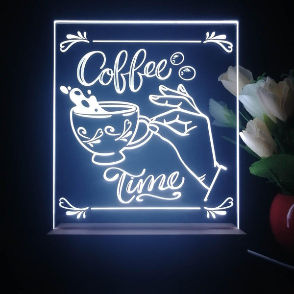 ADVPRO coffee time Tabletop LED neon sign st5-j5022 - White