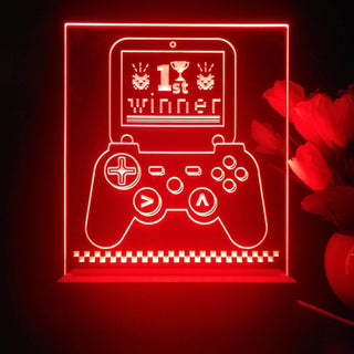 ADVPRO playing game 1st winner Tabletop LED neon sign st5-j5023 - Red