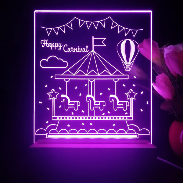 ADVPRO happy carnival Tabletop LED neon sign st5-j5026 - Purple