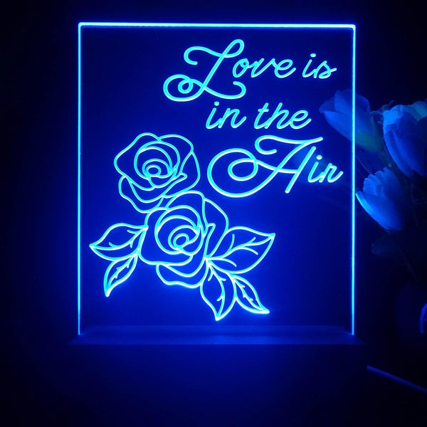 ADVPRO love in the air Tabletop LED neon sign st5-j5028 - Blue