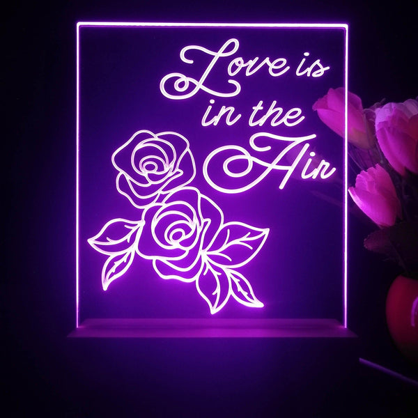 ADVPRO love in the air Tabletop LED neon sign st5-j5028 - Purple