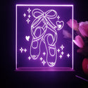 ADVPRO my beloved ballet shoes Tabletop LED neon sign st5-j5030 - Purple