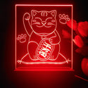 ADVPRO japan money cat Tabletop LED neon sign st5-j5031 - Red