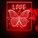 ADVPRO butterfly with wording love Tabletop LED neon sign st5-j5032 - Red