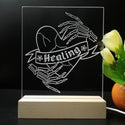 ADVPRO Skull hand healing broken heart Tabletop LED neon sign st5-j5036 - 7 Color