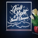 ADVPRO Good night and sweet dreams Tabletop LED neon sign st5-j5038 - White