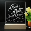 ADVPRO Good night and sweet dreams Tabletop LED neon sign st5-j5038 - 7 Color