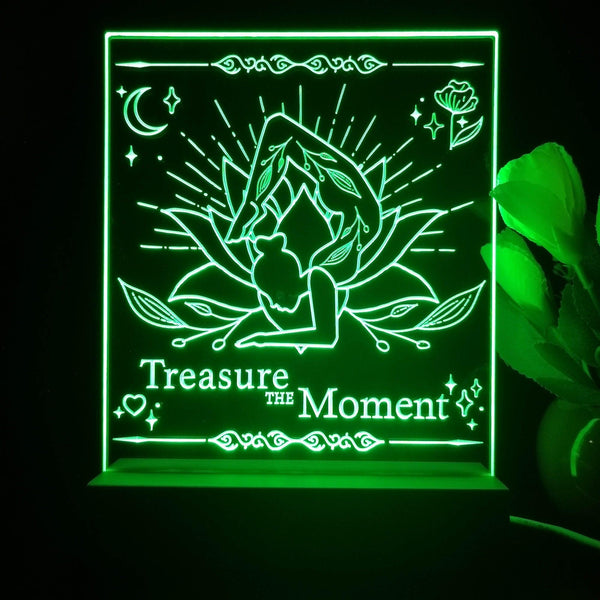 ADVPRO Treasure the moment Tabletop LED neon sign st5-j5039 - Green