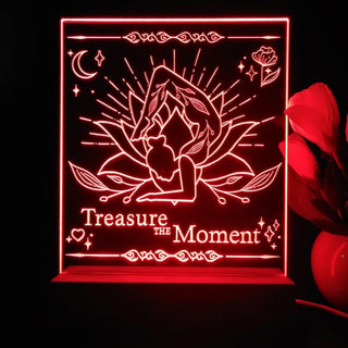 ADVPRO Treasure the moment Tabletop LED neon sign st5-j5039 - Red