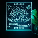 ADVPRO Treasure the moment Tabletop LED neon sign st5-j5039 - Sky Blue