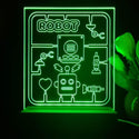 ADVPRO Boy theme robot toy Tabletop LED neon sign st5-j5040 - Green