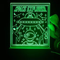 ADVPRO space explores meet alien Tabletop LED neon sign st5-j5041 - Green