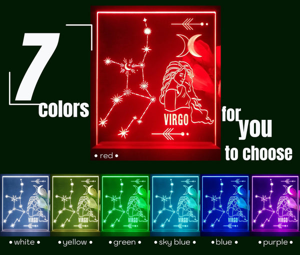 ADVPRO Zodiac Virgo Tabletop LED neon sign st5-j5042