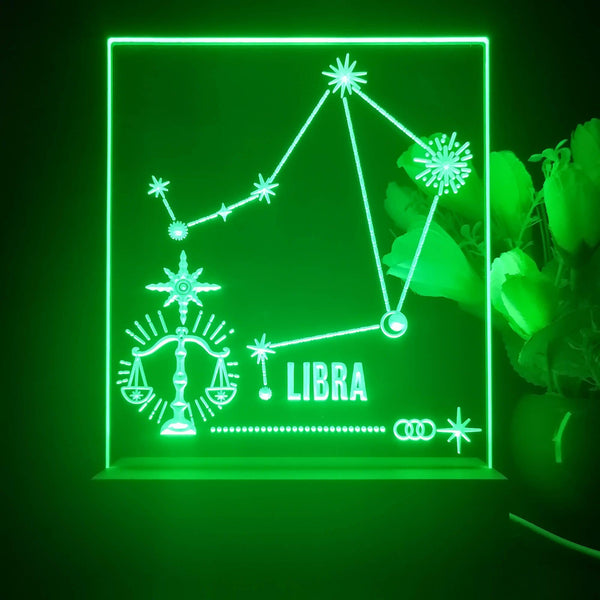 ADVPRO Zodiac Libra Tabletop LED neon sign st5-j5043 - Green