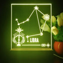 ADVPRO Zodiac Libra Tabletop LED neon sign st5-j5043 - Yellow