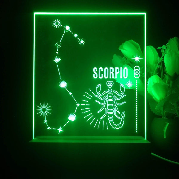 ADVPRO Zodiac Scorpio Tabletop LED neon sign st5-j5044 - Green