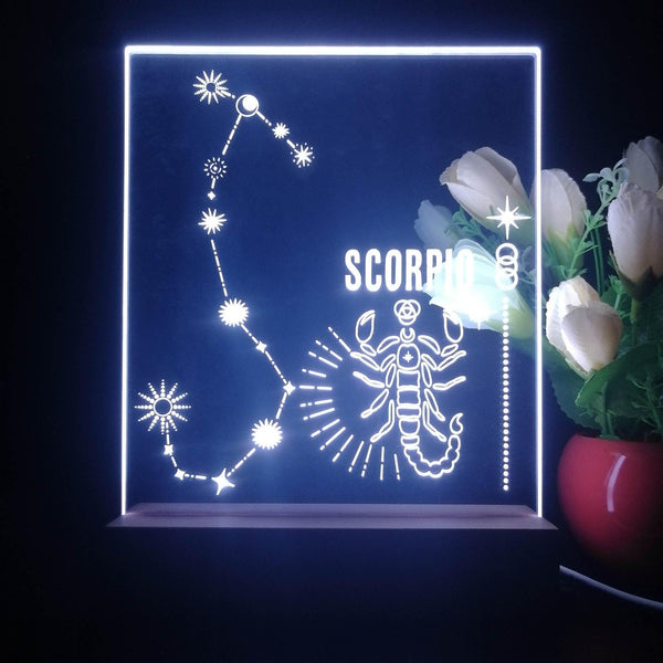 ADVPRO Zodiac Scorpio Tabletop LED neon sign st5-j5044 - White