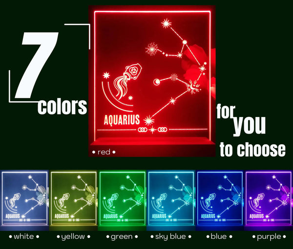 ADVPRO Zodiac Aquarius Tabletop LED neon sign st5-j5047