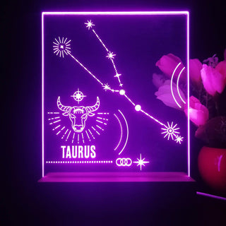 ADVPRO Zodiac Taurus Tabletop LED neon sign st5-j5050 - Purple